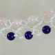 Duo - Duo Amethyst-Rose Quartz-Diaphanous white - 2